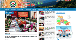 Desktop Screenshot of langson.gov.vn