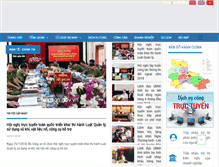 Tablet Screenshot of langson.gov.vn